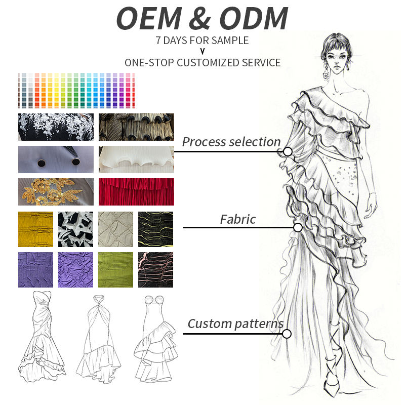 Wholesale printed short-sleeved dresses, casual dresses, plus-size women's clothing