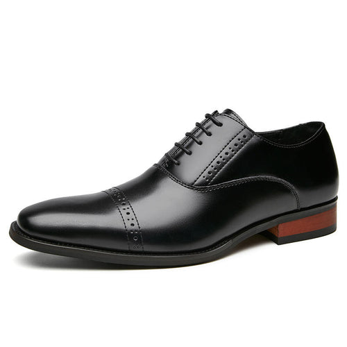 Classic designer men's brogues, stylish lace-up men's leather dress shoes & Oxford shoes