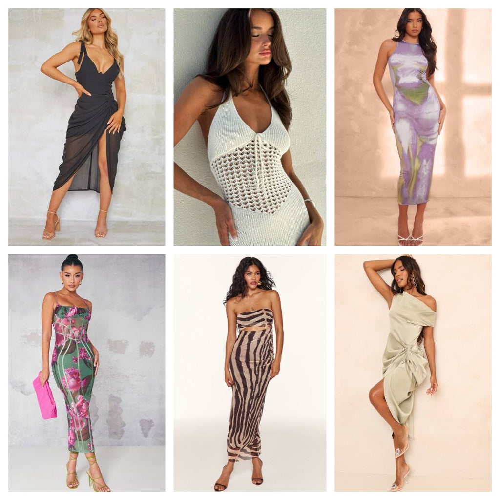 Printed summer short-sleeved dress for women, suitable for commuting, stylish and elegant, European and American style.