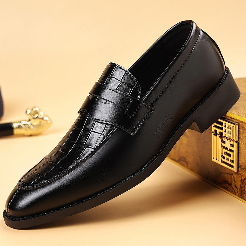 2025 Hot Selling Men's Oxford Flat Leather Shoes (Plus Size)
