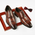 Classic designer men's brogues, stylish lace-up men's leather dress shoes & Oxford shoes