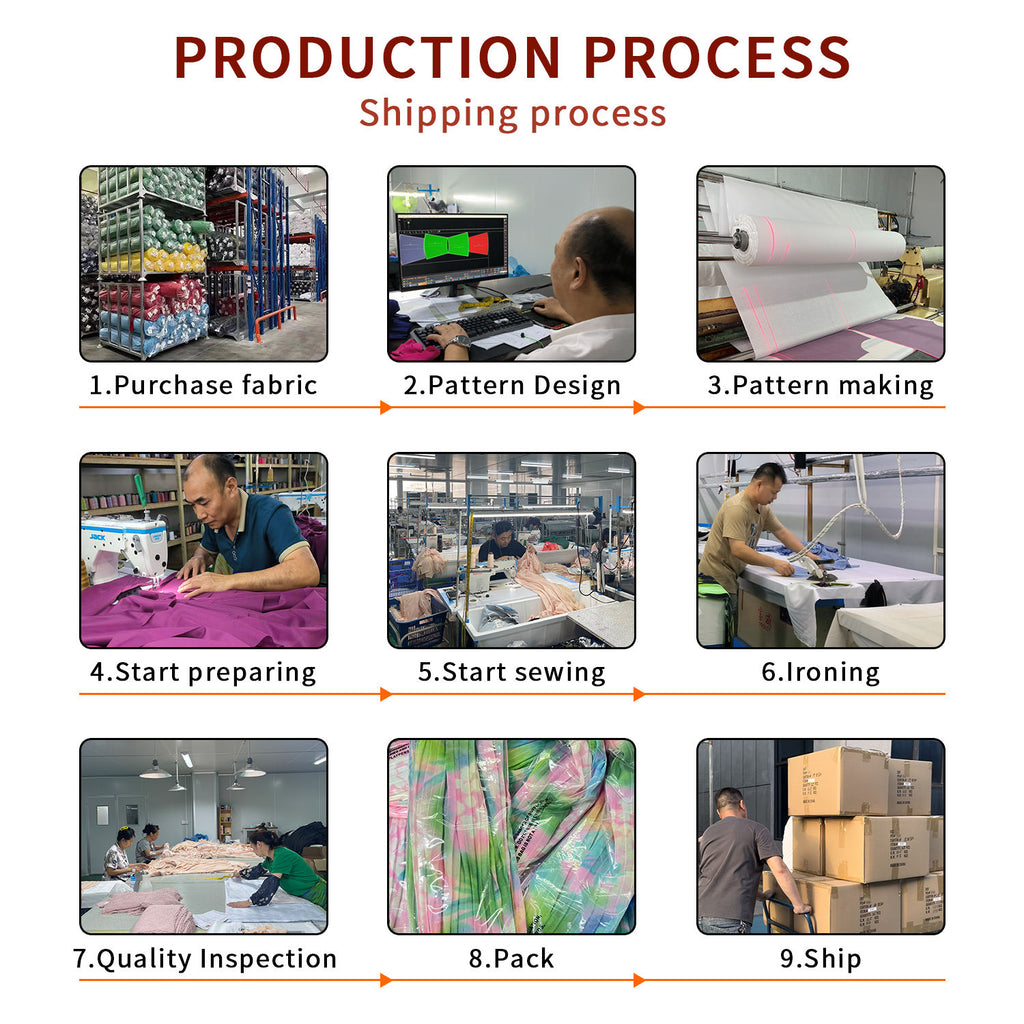 Wholesale printed short-sleeved dresses, casual dresses, plus-size women's clothing